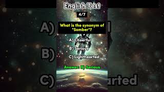 English Synonym Quiz Short english synonyms puzzle quiz trivia quiztime vocabulary shorts [upl. by Sosthina]