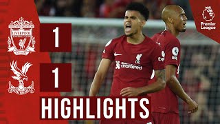 HIGHLIGHTS Liverpool 11 Crystal Palace  Luis Diaz scores a screamer for tenman Reds [upl. by Ahsilra689]