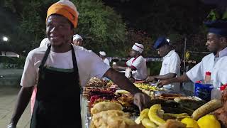 Night Food Tour in Stone Town Zanzibar [upl. by Edelsten]