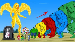 Evolution of Team HULK ADVENTURE vs SPIDERGIRL Gwen Stacy Rotation Luck Secret return to the Dead [upl. by Azial120]