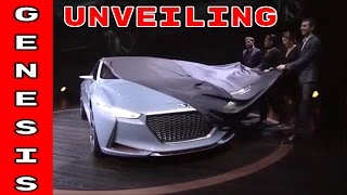 Hyundai Genesis New York Concept Unveiling [upl. by Aiekram331]