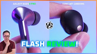 Galaxy Buds3 Pro vs Sony WF1000XM5 Review Flash⚡ [upl. by Creigh]