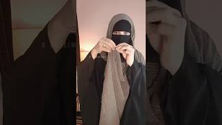 Niqab Tutorial  Full Coverage Hijab Tutorial With Dubai Naqab hijab shorts [upl. by Odlaw]