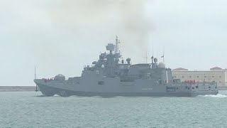 More than 30 Russian ships drill in Black Sea [upl. by Percival]