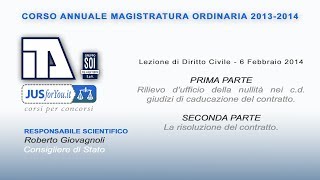 JusforYou  Corso Annuale Magistrato Ordinario 6 febbraio 2014 [upl. by Stockwell]