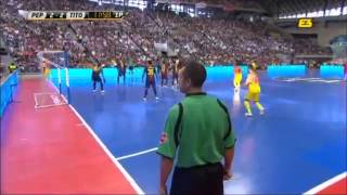 FCバルセロナ フットサルでピケ大暴れ！ イニエスタ シャビ ペドロ モントーヤ ピント バルデス Barça futsal360p H 264 AAC [upl. by Esertap205]