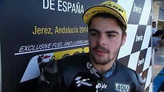 Moto3™ Jerez 2014  Romano Fenati interview [upl. by Teerell407]