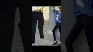 fashion stock Ladies stretch slim pants 5000 pieces size stock clothing women pants [upl. by Tanaka128]