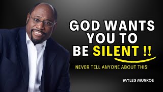 quotWhy You Should NEVER Tell Anyone What You Are Up Toquot  Myles Munroe [upl. by Ylro]