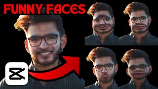 How To Make Funny Faces on Videos or Pictures in Capcut Mobile [upl. by Zitvaa]