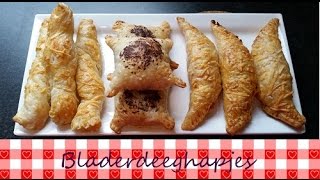 Bladerdeeghapjes  Recept  Koken met Marielle [upl. by Narik567]