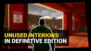 GTA SA The Definitive Edition  Unused Interiors Showcase [upl. by Olcott666]