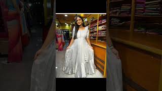 Tissue organza maxi gown Rs1950 [upl. by Galateah]