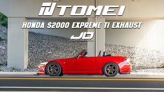 Honda S2000 Tomei Exhaust Install and Sounds  4K [upl. by Llemar]