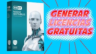 COMO GENERAR Y ACTIVAR LICENCIAS ESET NOD 32 ANTIVIRUS GRATIS POR 30 DIAS  LICENCIAS ORIGINALES [upl. by Tanney]