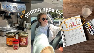 getting into the FALL SPIRIT finally 🍂 fall coffee recipe DIY decor fall TBR amp more [upl. by Mir]