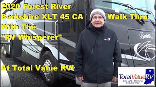 2020 Forest River Berkshire XLT 45 CA Walk Thru with the quotRV Whispererquot Now at Lazydays RV [upl. by Chipman785]