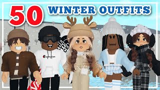 50 Winter Outfits CODES  Bloxburg [upl. by Germayne]