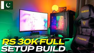 Rs 30000 Full Gaming Setup Build in Pakistan  30K Full Setup Gaming PC  Gaming PC in 30000 2024 [upl. by Courtney]