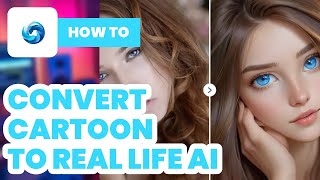 How To Convert Cartoon To Real Life AI 2024  Easy Method [upl. by Agon314]