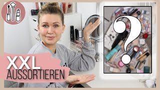 MAKEUP SAMMLUNG AUSSORTIEREN XXL  Ich miste aus declutter [upl. by Raphaela846]