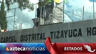 Se registró riña en cárcel de Tizayuca [upl. by Wilkins24]