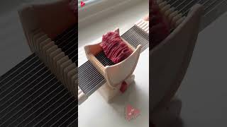 Meat slicer tools easily slice meat without an electric meatgrinder😍😱slicing viralvideo shorts [upl. by Niklaus]