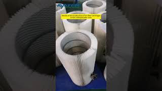 Details of the production of air filter cartridges [upl. by Kwan]