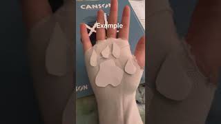 Making paws gloves DIY therianmask therian furry diy art gloves [upl. by Nyletac]