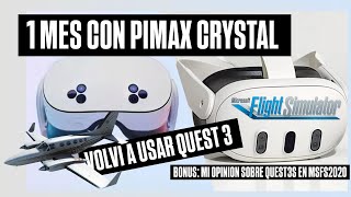 Vuelvo a usar las Quest3 tras un mes con Pimax Crystal Light [upl. by Alhan]