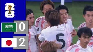 JEPANG vs ARAB SAUDI TADI MALAM  Hasil Jepang va Arab Tadi malam  ARAB vs JEPANG [upl. by Jarret]