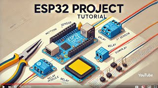 ESP32 Smart Home Project Motion Sensor Relay and LCD Display Tutorial [upl. by Garik]