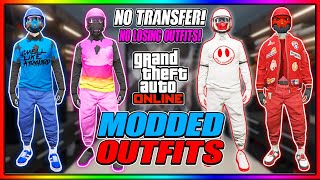 GTA 5 ONLINE HOW TO GET MULTIPLE MODDED OUTFITS NO TRANSFER GLITCH 166 GTA 5 Clothing Glitches [upl. by Ennaitsirhc264]