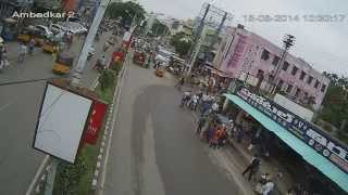 Bike Vs Tractor Accident Caught on CCTV Cam I Live Accidents in India  TIRUPATI TRAFFIC POLICE [upl. by Lilian]