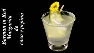 Cómo hacer la MARGARITA DE COCO Y PEPINO [upl. by Layton952]