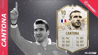 ERIC CANTONA 90  Wie gut ist er 7 Spiele mit der Legende  FIFA 21 Player Review [upl. by Sebastien]