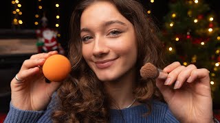 ASMR  Doing Your Christmas MakeUp [upl. by Oicnanev]