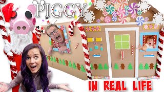 Roblox PIGGY In Real Life  ProHacker Trapped us in a Giant Box Fort [upl. by Eigriv833]