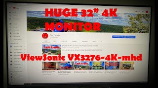 ViewSonic VX32764Kmhd Unboxing and Initial Impressions [upl. by Antsirhc343]