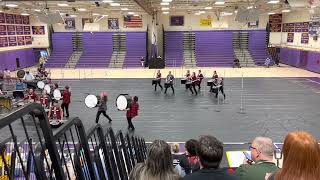 Naugatuck High School Greyhound Winter Percussion 4152023 Westhill High School Stamford CT [upl. by Ellenod]