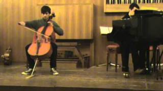 Debussy  Reverie cello amp piano [upl. by Aihsenor]