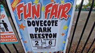 Dovecote Park Beeston Fun Fair  May 2024 [upl. by Volny]