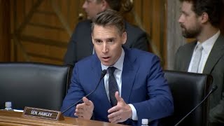 Hawley Confronts Biden Judicial Nominee Who Thinks Police Enforcement Of Traffic Laws Is quotRacistquot [upl. by Ruthven639]