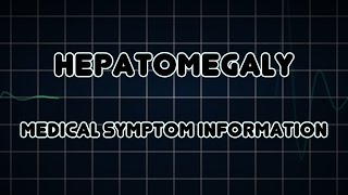 Hepatomegaly Medical Symptom [upl. by Yaeger]