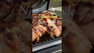 Chicken thighs Ninja Woodfire Grill Style [upl. by Weaks867]