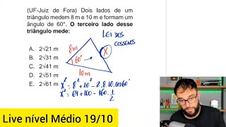 Resolução de 5 questões de ensino médio  Matematica [upl. by Landre]