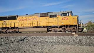 Union Pacific Mira Loma Hauler at Mira Loma in Jurupa Valley CA 10262024 [upl. by Sonahpets]