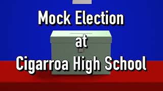 Mock Election Held at Cigarroa High School [upl. by Isherwood]