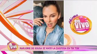 MARJORIE DE SOUSA SOBERBIA EN TIK TOK  No deja de pavonearse  Chisme en Vivo [upl. by Repsaj873]