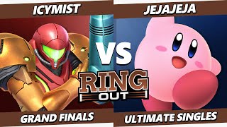 Ring Out GRAND FINALS  IcyMist Samus Vs JeJaJeJa Kirby Smash Ultimate  SSBU [upl. by Pattin]